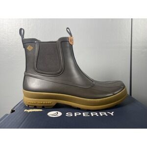 Sperry Cold Bay Chelsea Boots Mens Size 10.5 Brown Waterproof Ankle Pull On